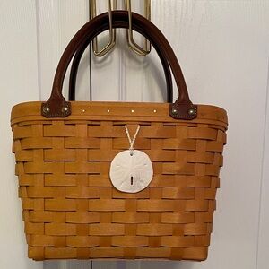 LONGABERGER Medium GOOD OL’ Summertime Boardwalk Basket Great Condition 2001